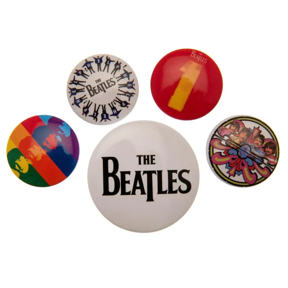 The Beatles 1 Album Button Badge Set Zhivago Gifts