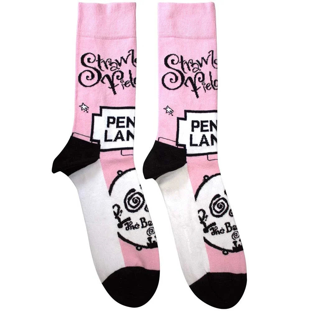 The Beatles Socks - Strawberry Fields/Penny Lane