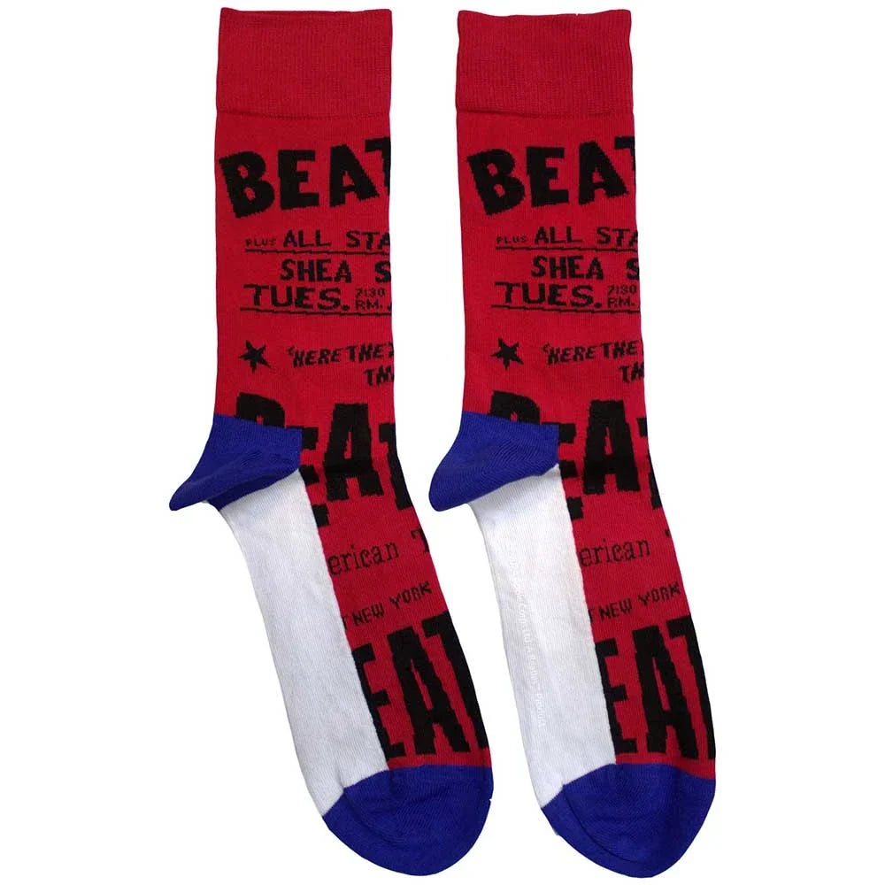 The Beatles Socks - USA (Red)