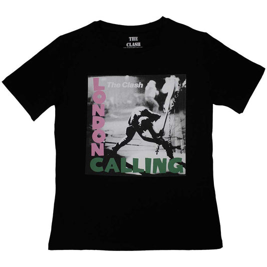 The Clash Ladies T-Shirt London Calling - Zhivago Gifts