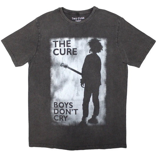 The Cure Wash Shirt Boys Don't Cry (Charcoal Grey) - Ireland Vinyl