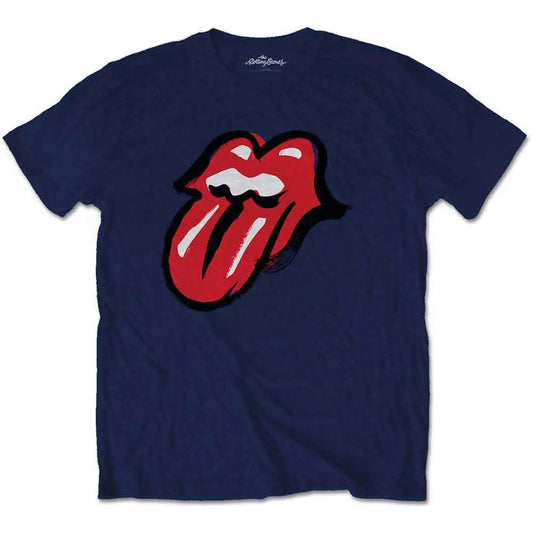The Rolling Stones Shirt No Filter Tongue (Navy Blue) - Ireland Vinyl