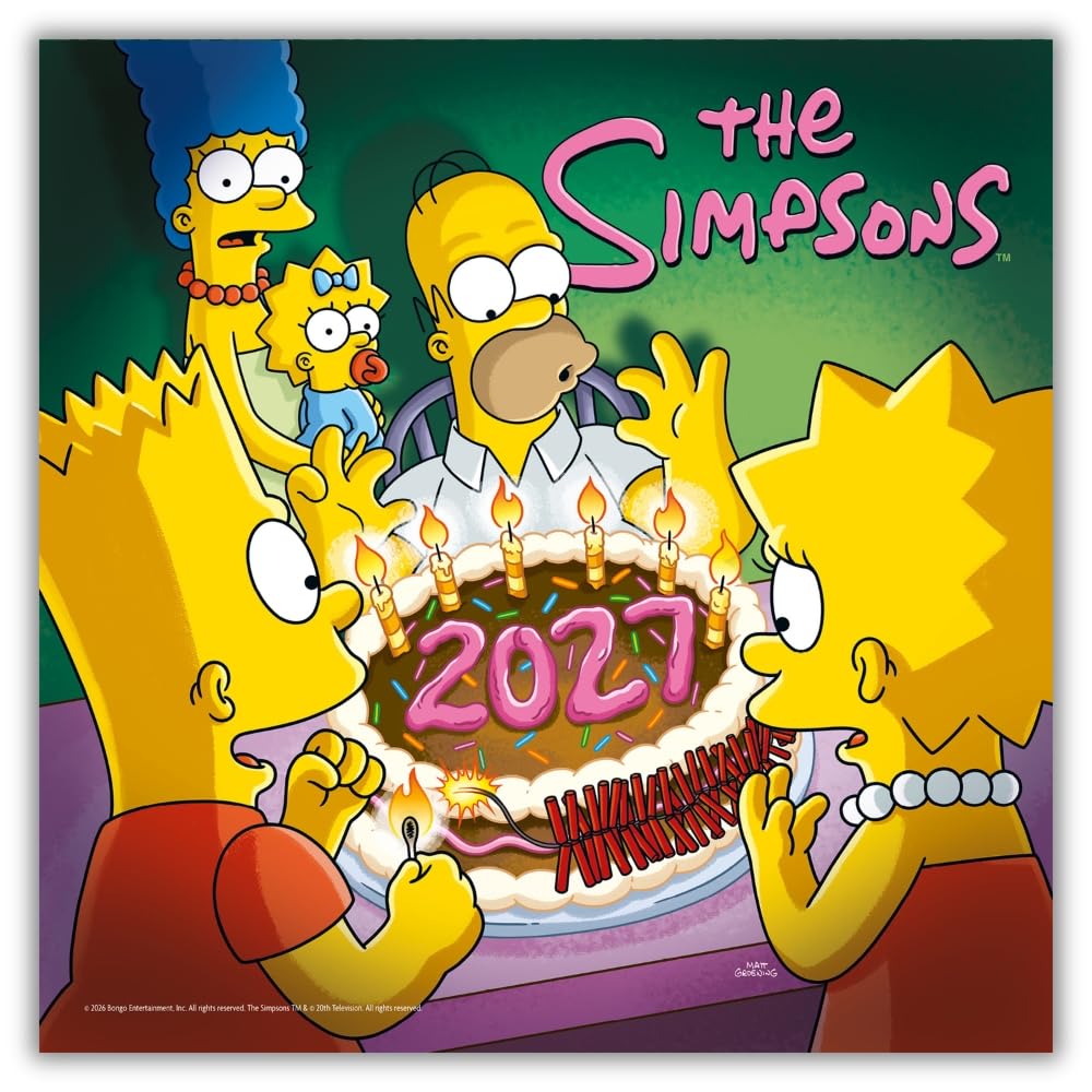 The Simpsons 2027 Wall Calendar