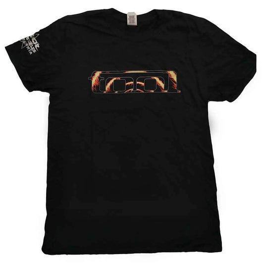 Tool T-Shirt Flame Spiral (Back & Sleeve Print) Ireland Vinyl
