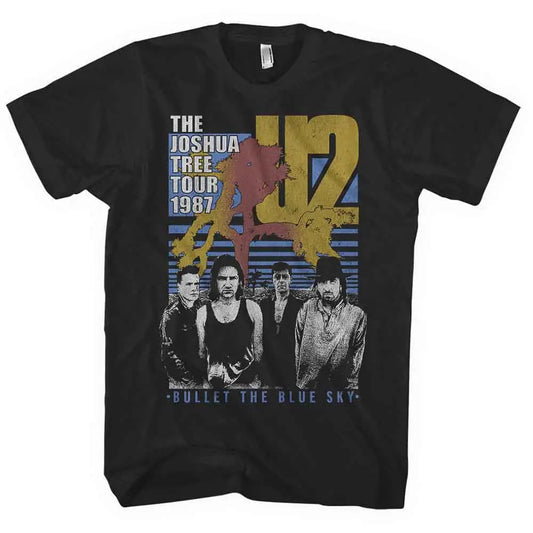 U2 Shirt Bullet The Blue Sky (Black) Ireland Vinyl