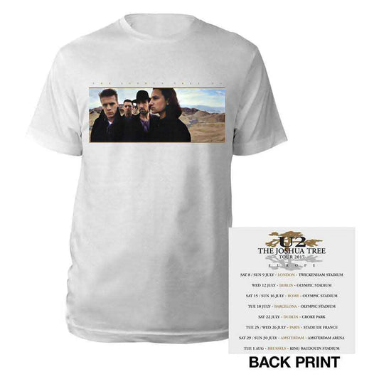 U2 T-Shirt Joshua Tree Photo (Ex-Tour & Back Print) Ireland Vinyl