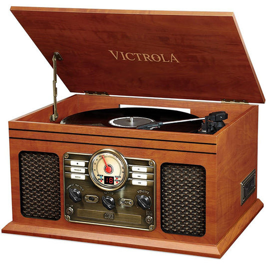 Victrola VTA-200B-ESP-INT 6-in-1 Record Player - Zhivago Gifts