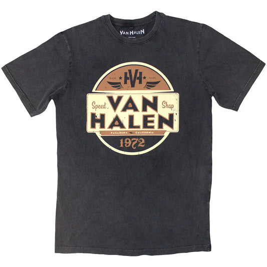 Van Halen Stone Wash Shirt Speed Shop Ireland Vinyl
