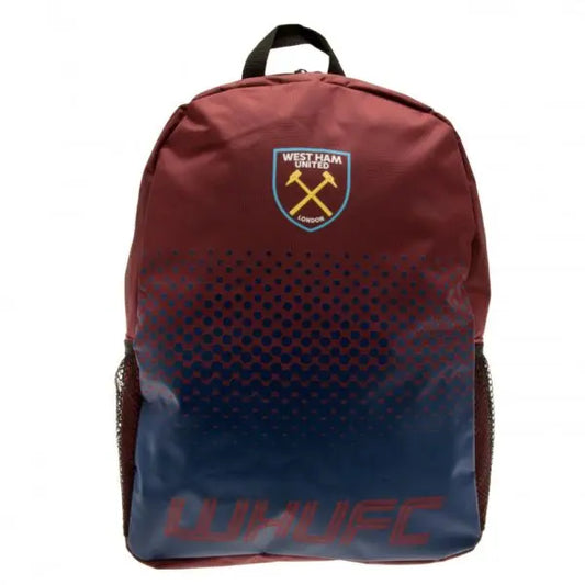 West Ham United FC Fade Backpack Zhivago Gifts