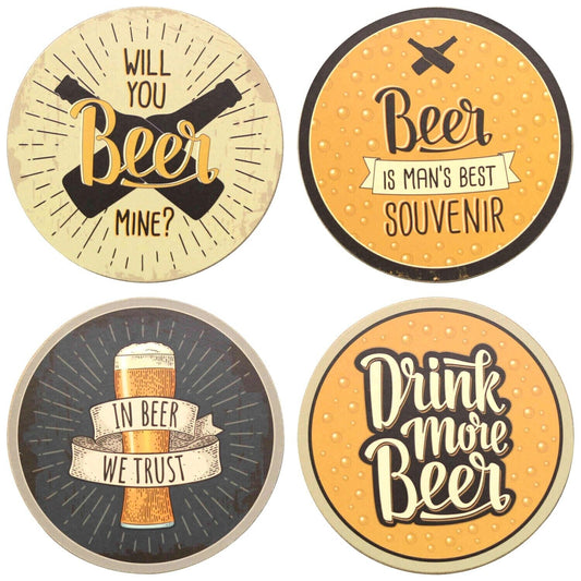 Wooden Beer Coasters - Zhivago Gifts