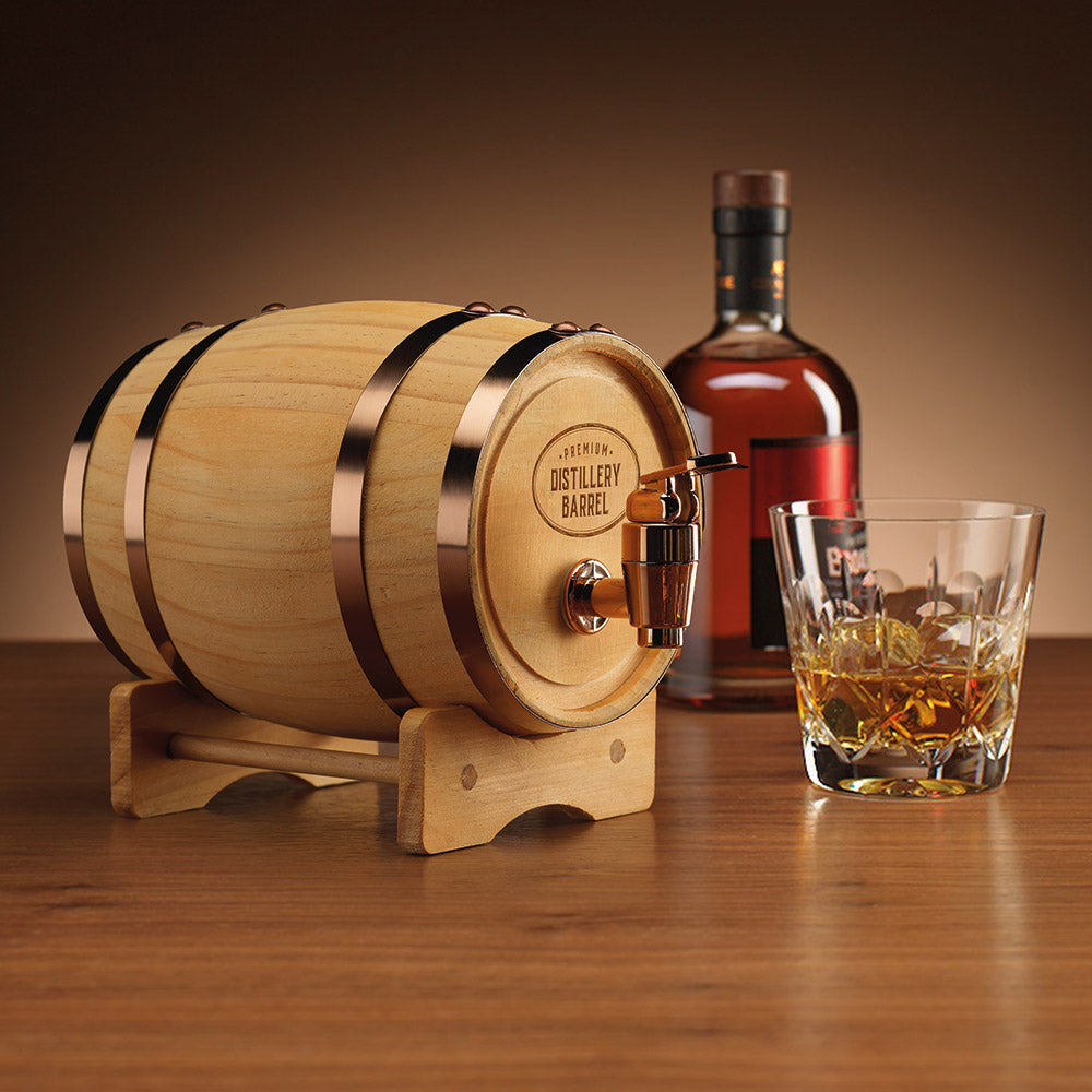 Wooden Keg Whiskey Barrel - Zhivago Gifts