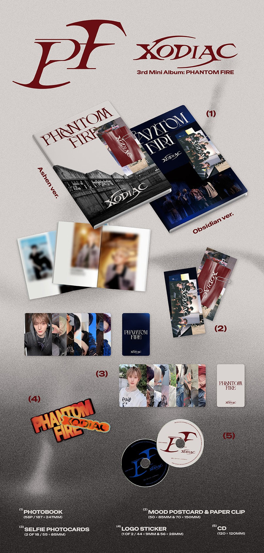 XODIAC – 3rd Mini Album [PHANTOM FIRE]