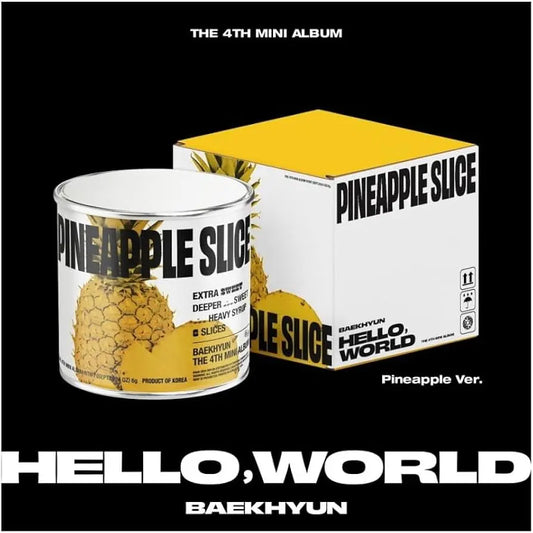 Baekhyun Hello, World 4th Mini Album (Pineapple Ver.) Zhivago Gifts