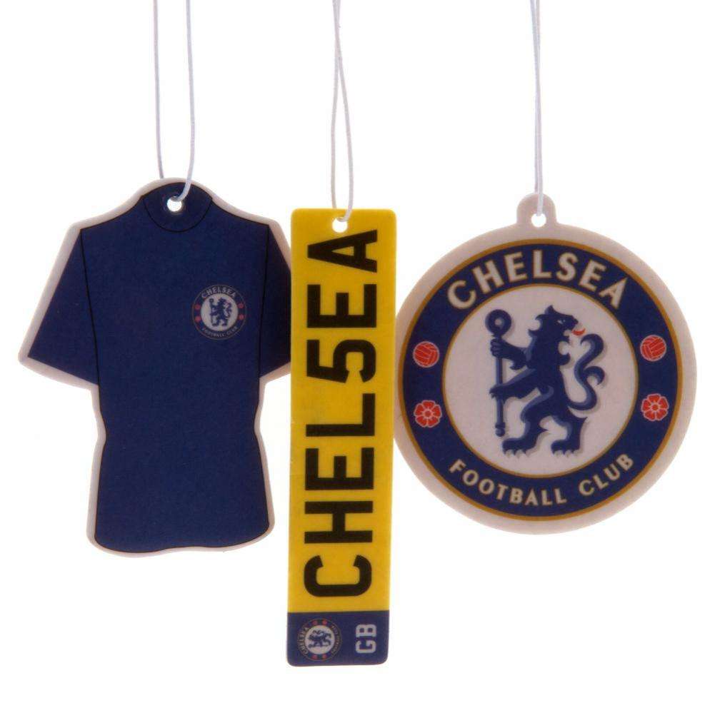 Chelsea FC 3pk Air Freshener - Zhivago Gifts