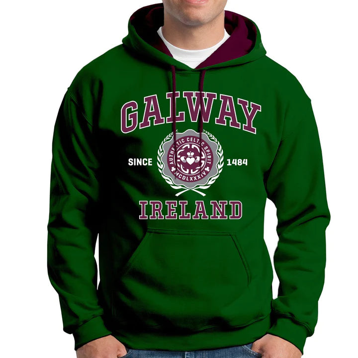 Galway 1484 Green Hoodie - Zhivago Gifts