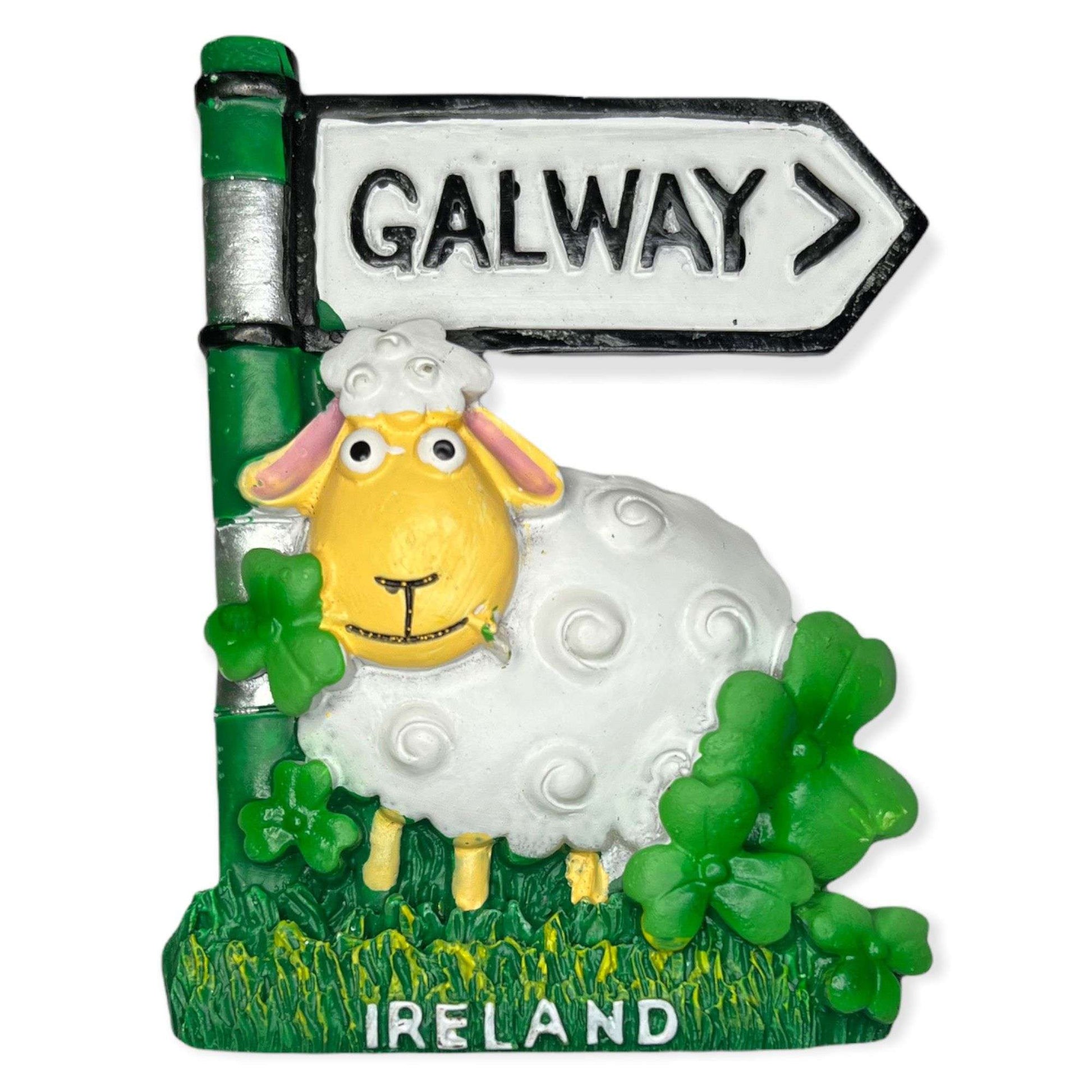 Galway Sheep Signpost Magnet - Zhivago Gifts