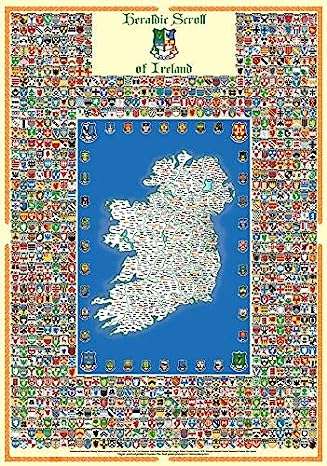 Heraldic Map of Irish Names