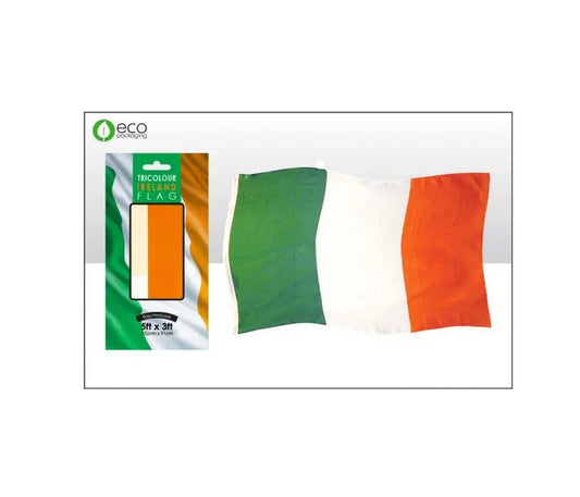 Ireland Tricolour Flag 5ft x 3ft - Zhivago Gifts