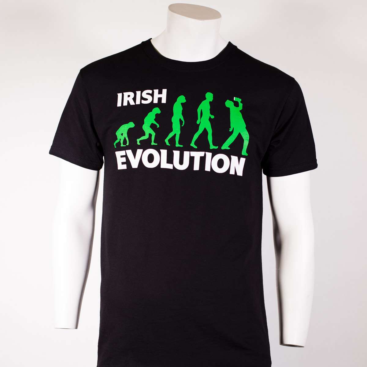 Irish Evolution Black Shirt - Zhivago Gifts