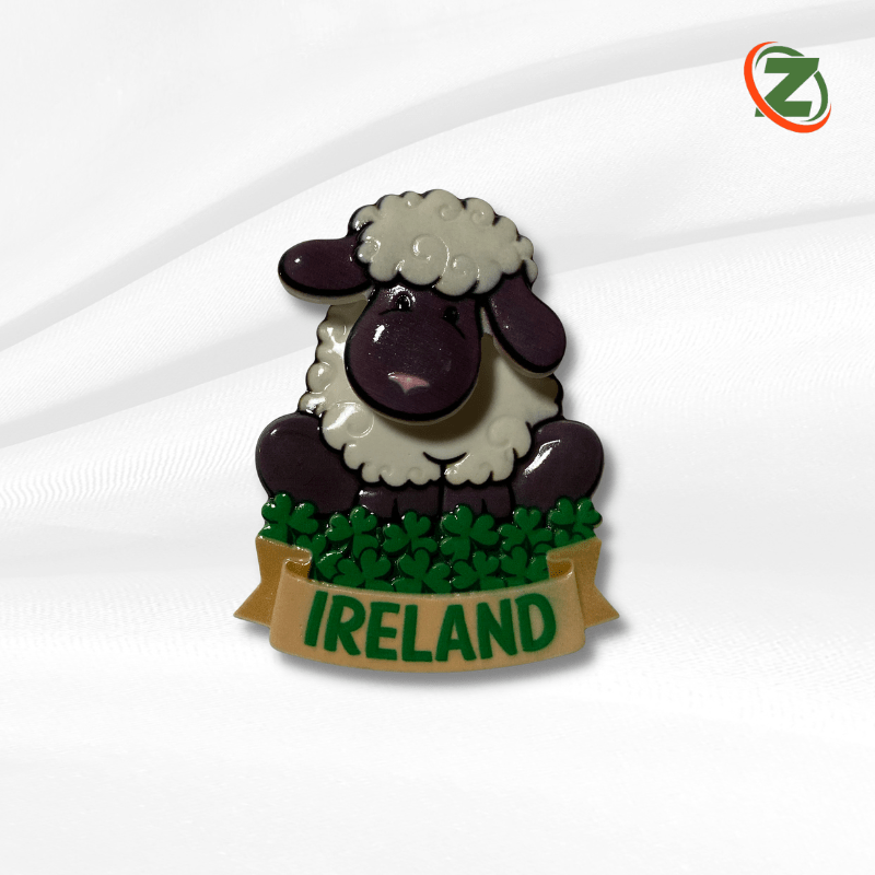 Ireland Sheep Springy Magnet - Zhivago Gifts