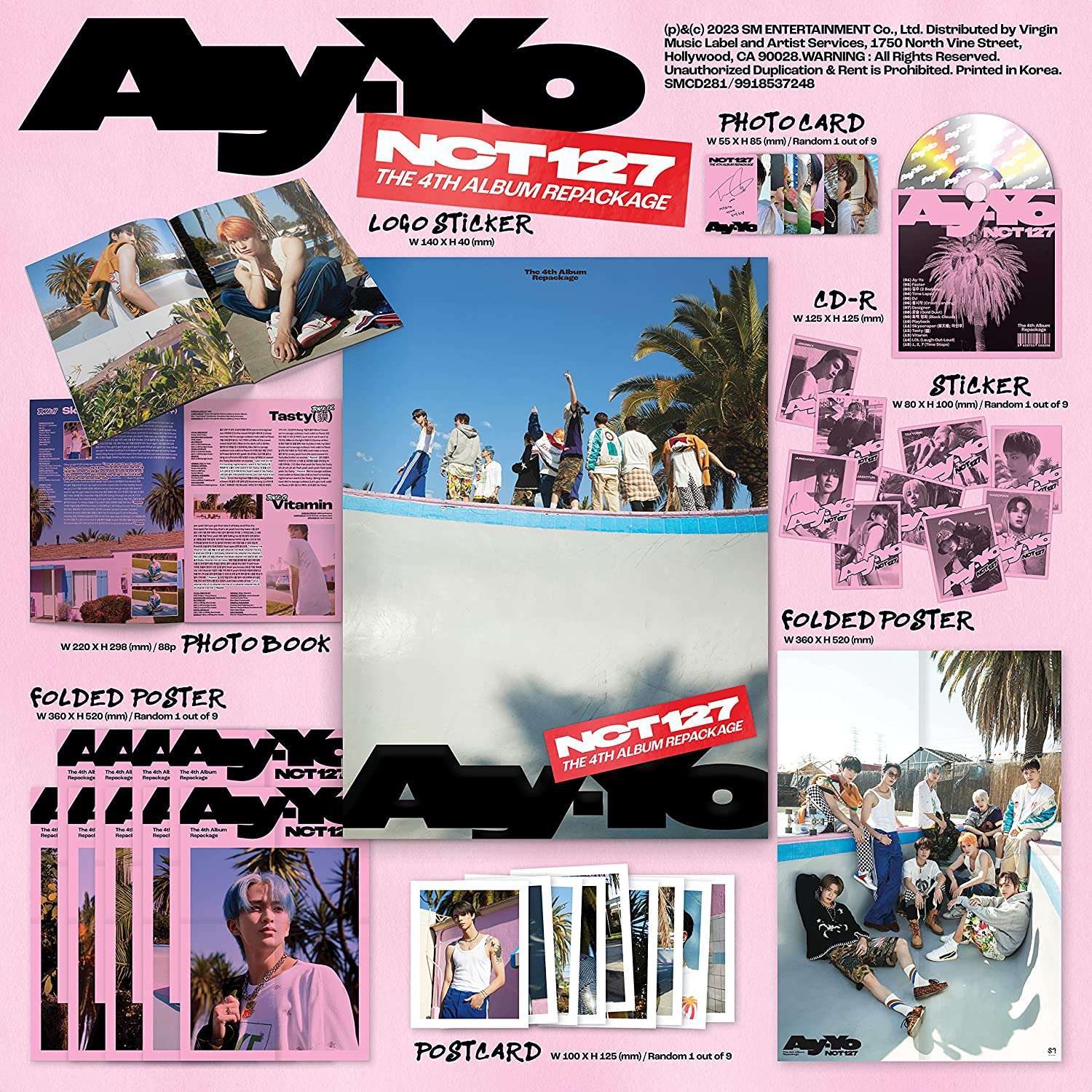 NCT 127 Ay-Yo Magazine Ver. - Zhivago Gifts