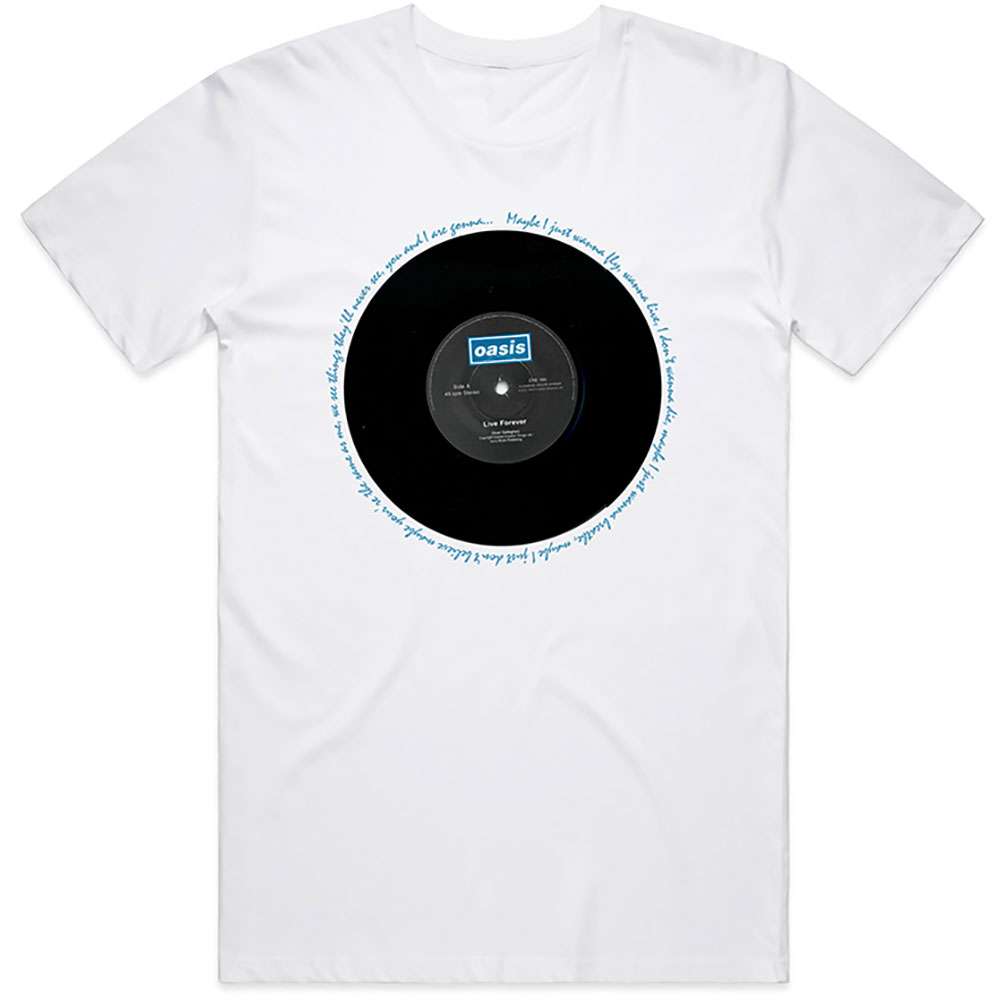 Oasis T-Shirt: Live Forever Single - Zhivago Gifts