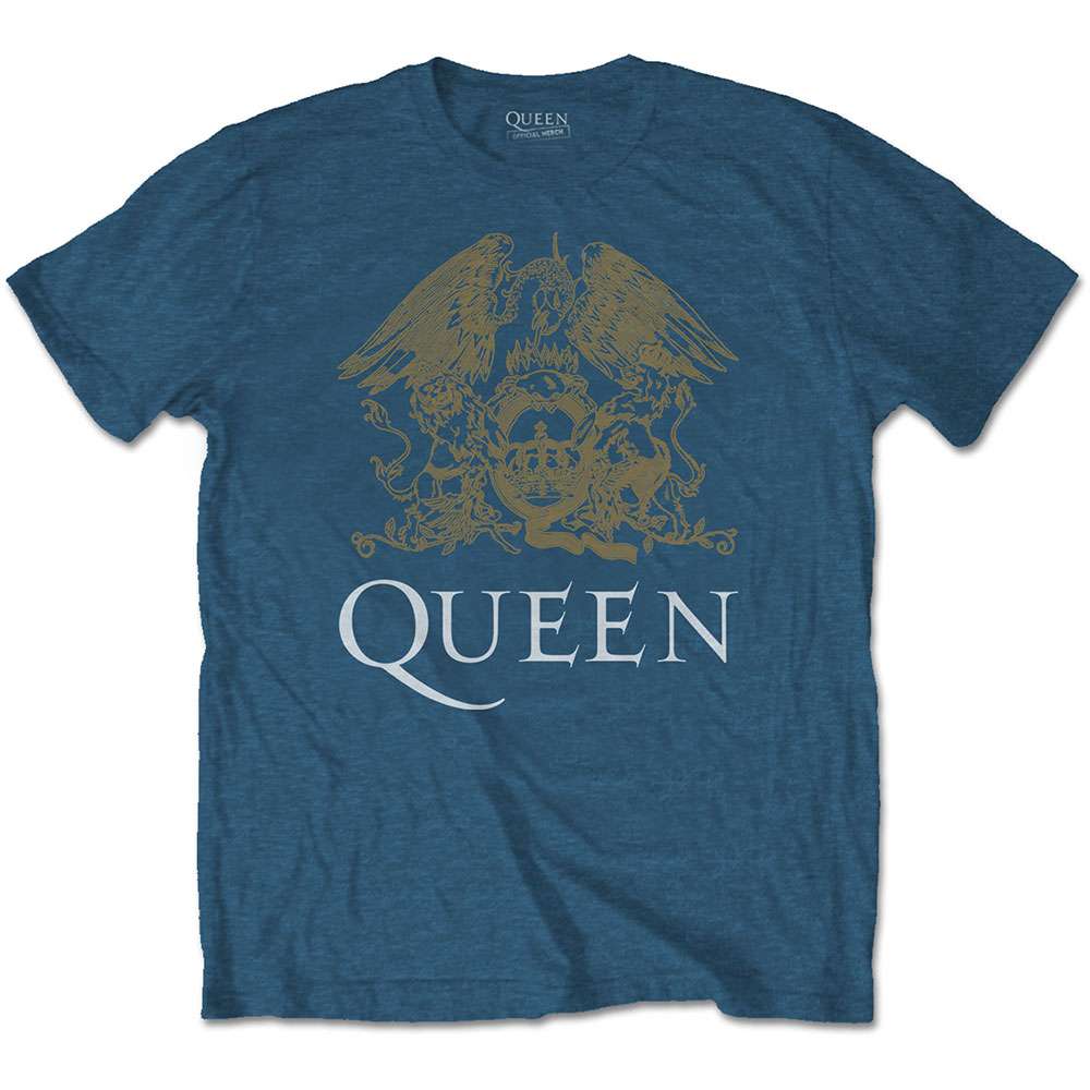 Queen Unisex T-Shirt: Crest - Zhivago Gifts