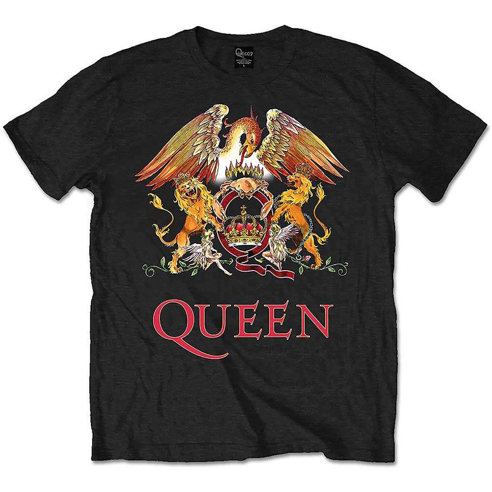 Queen T-Shirt Classic Crest - Zhivago Gifts