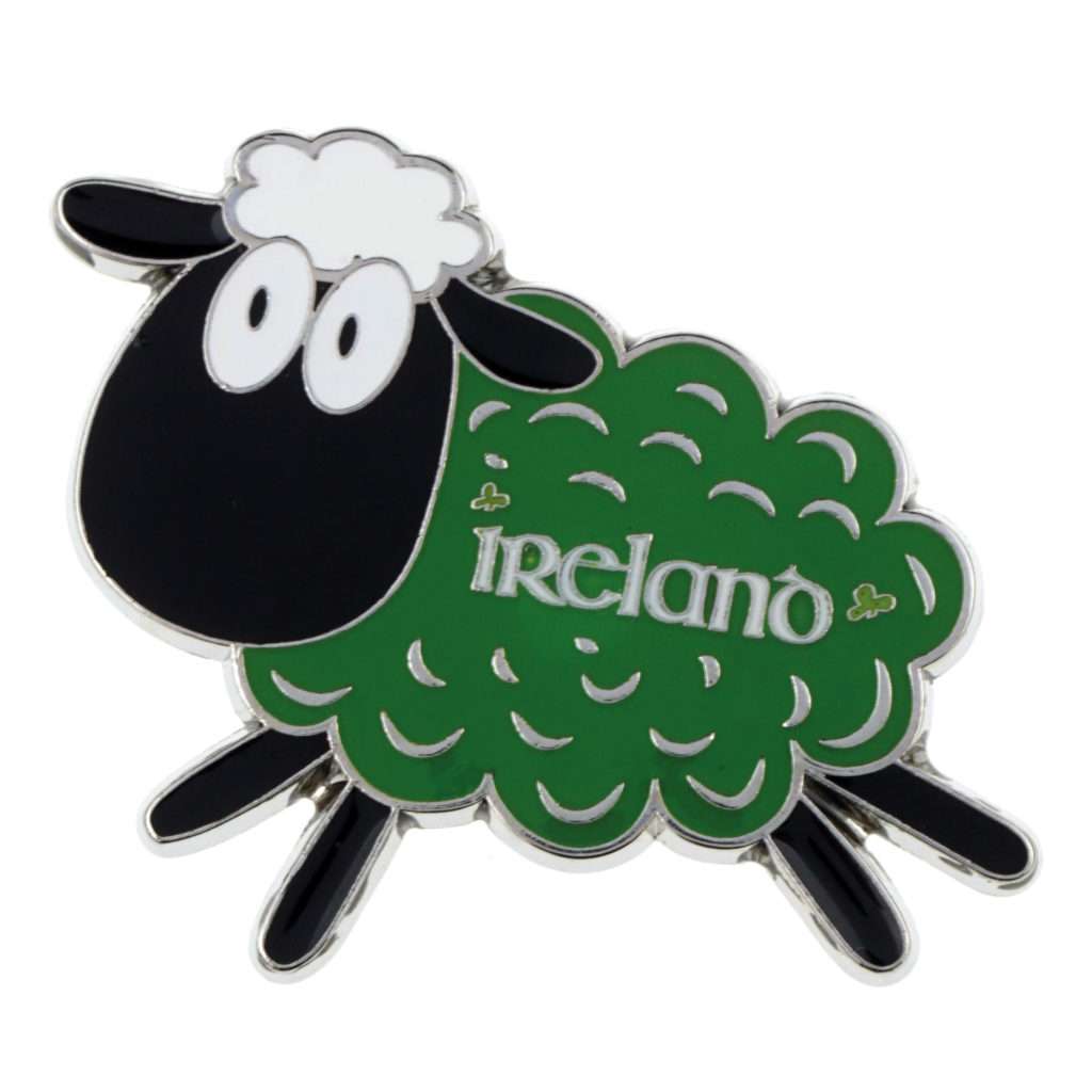 Sheep Spring Magnet Green - Zhivago Gifts