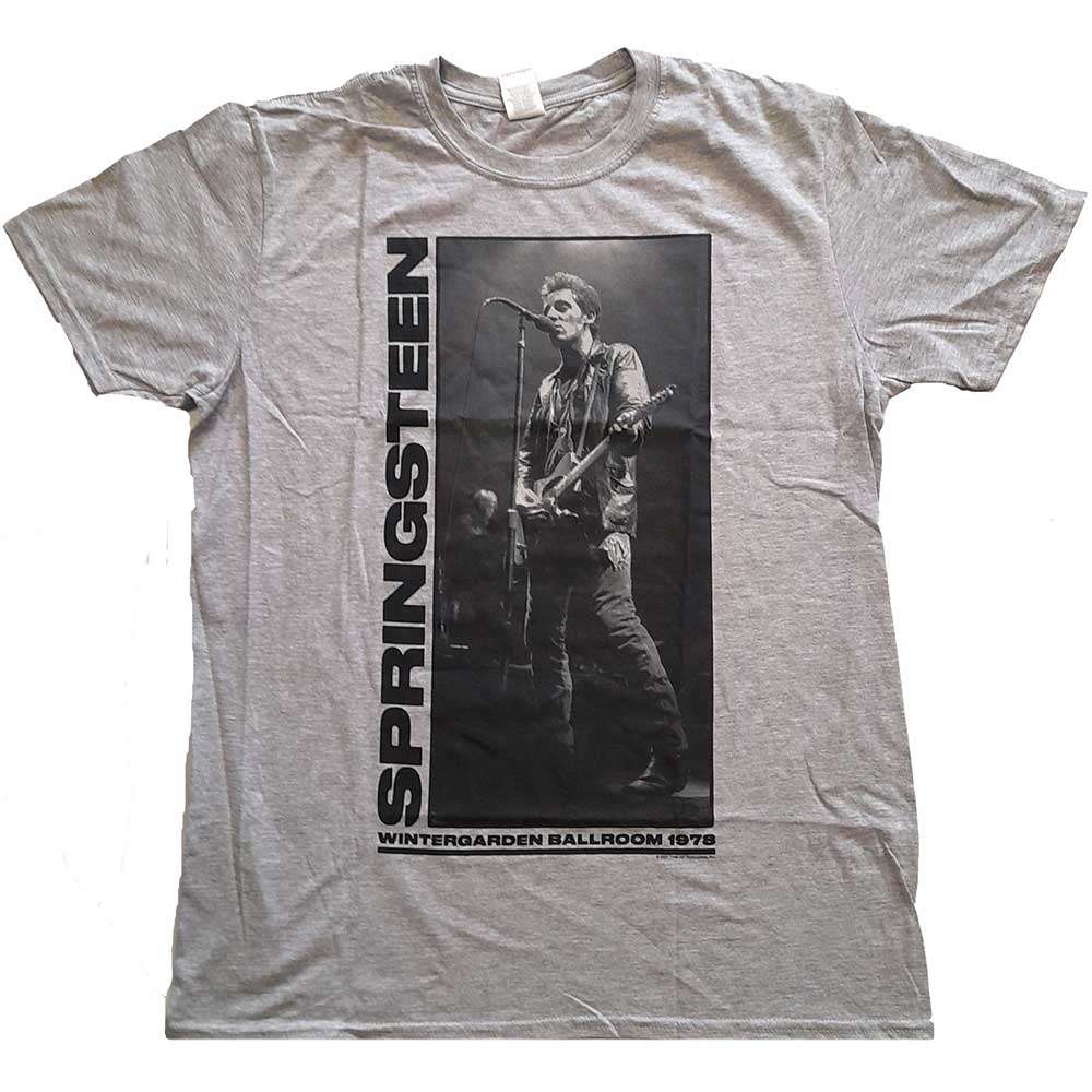 Bruce Springsteen T-Shirt: Wintergarden Photo - Zhivago Gifts