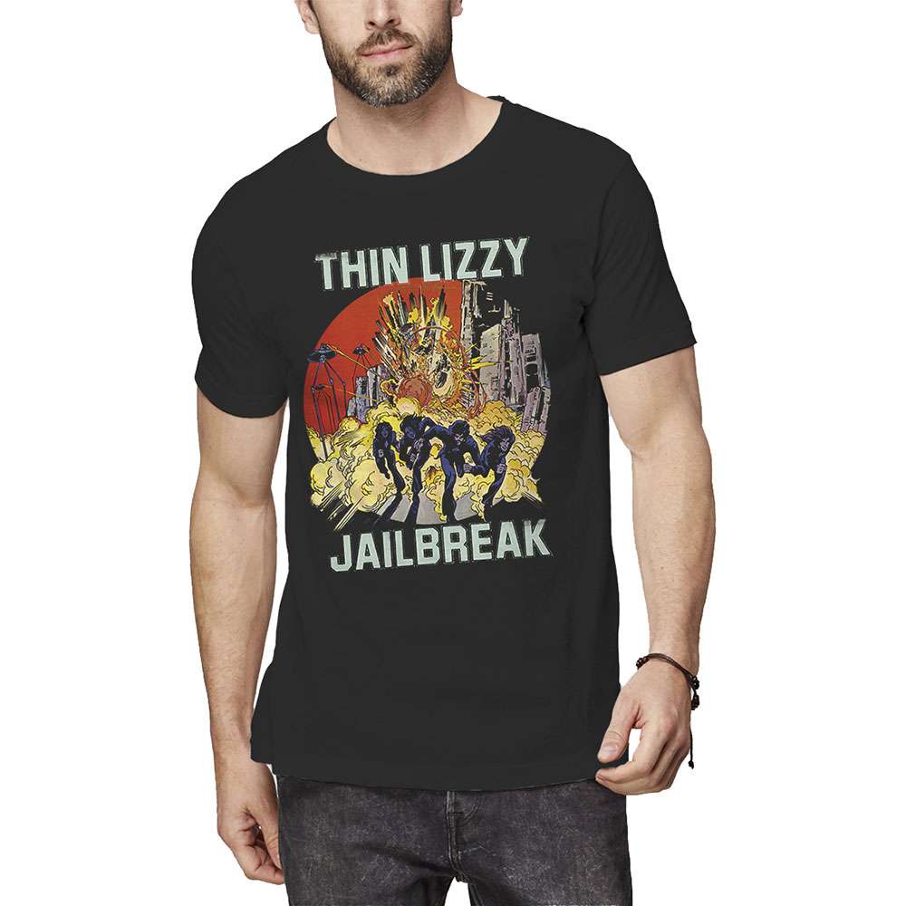 Thin Lizzy Unisex T-Shirt: Jailbreak Explosion - Zhivago Gifts