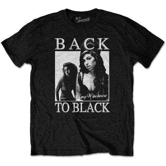 Amy Winehouse T-Shirt: Back to Black - Zhivago Gifts