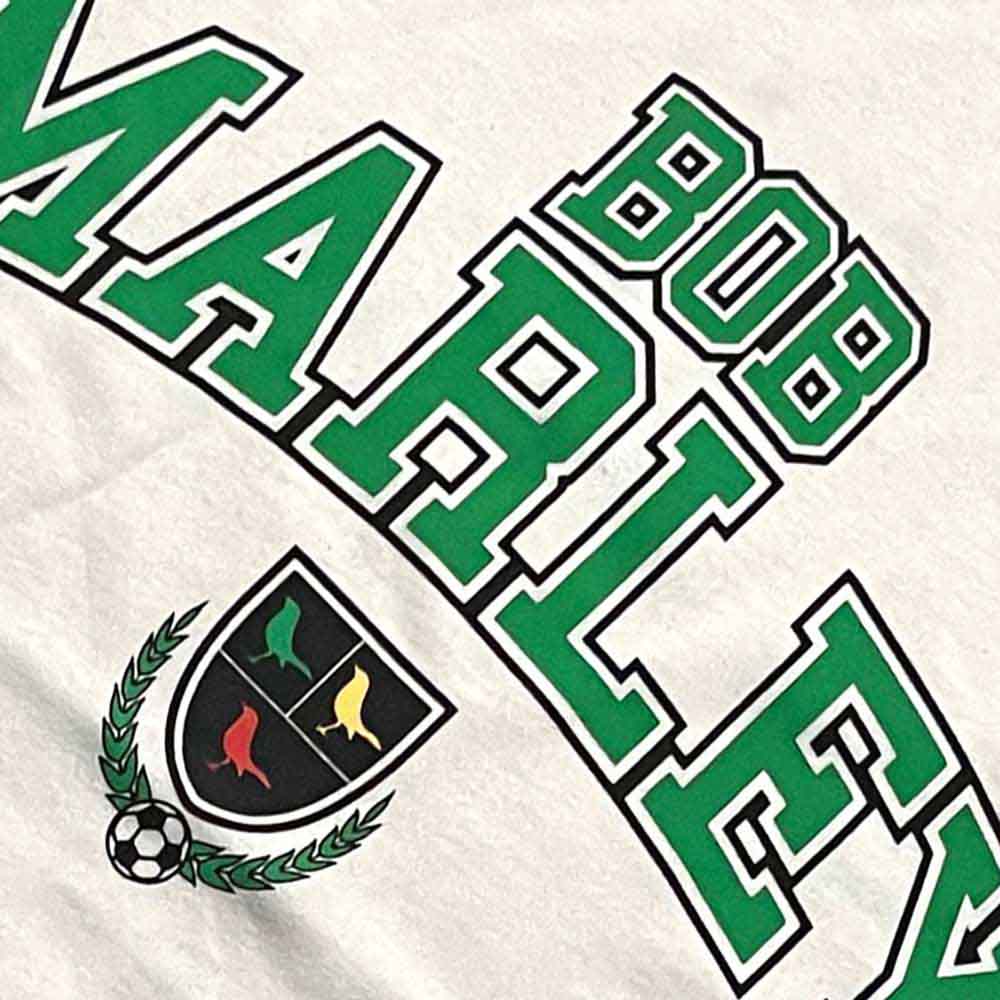 Bob Marley Ringer T-Shirt Collegiate Crest - Zhivago Gifts