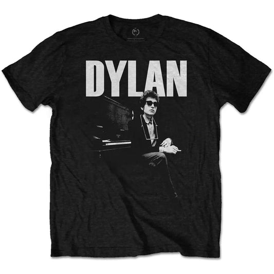 Bob Dylan T-Shirt At Piano - Zhivago Gifts