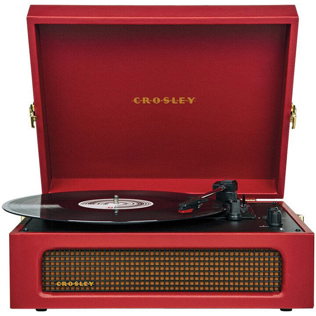 Crosley Voyager 2-Way Bluetooth Record Player - Burgundy - Zhivago Gifts
