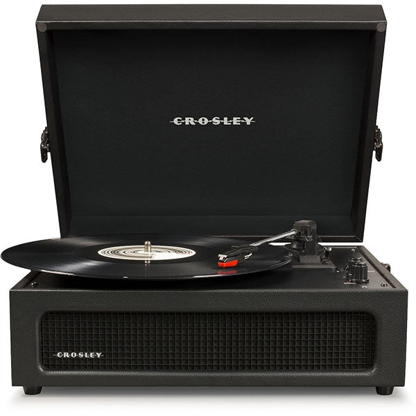 Crosley Voyager Portable Turntable - Black - Zhivago Gifts