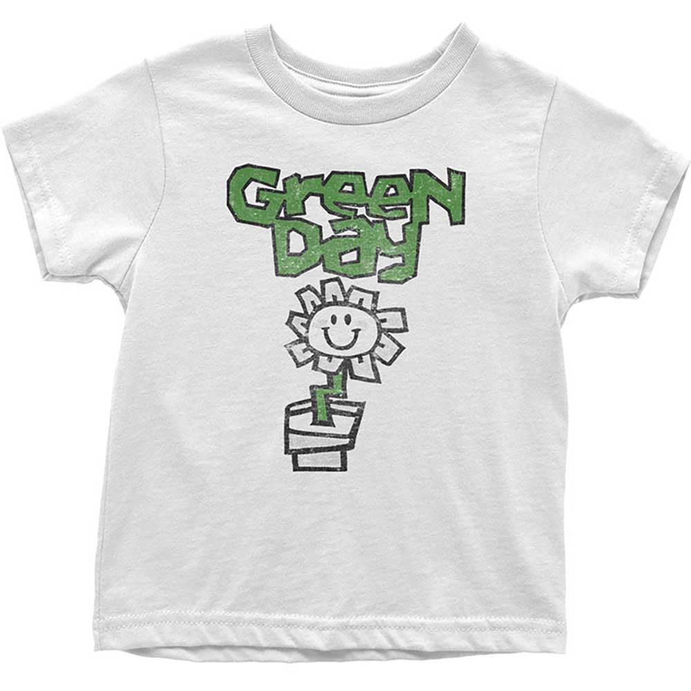 Green Day Kids T-Shirt Flower Pot