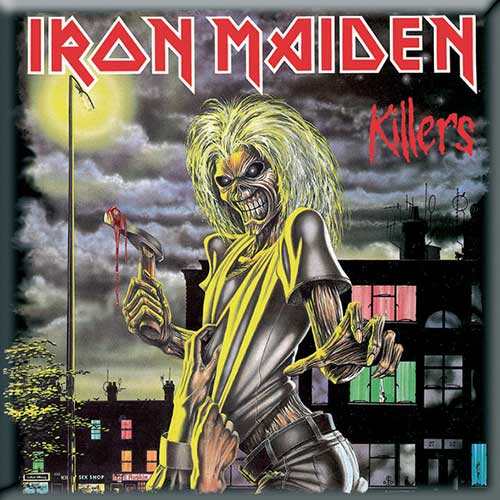 Iron Maiden Fridge Magnet Killers
