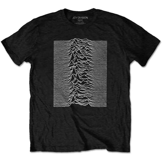 Joy Division T-Shirt Unknown Pleasures (Back Print) - Zhivago Gifts