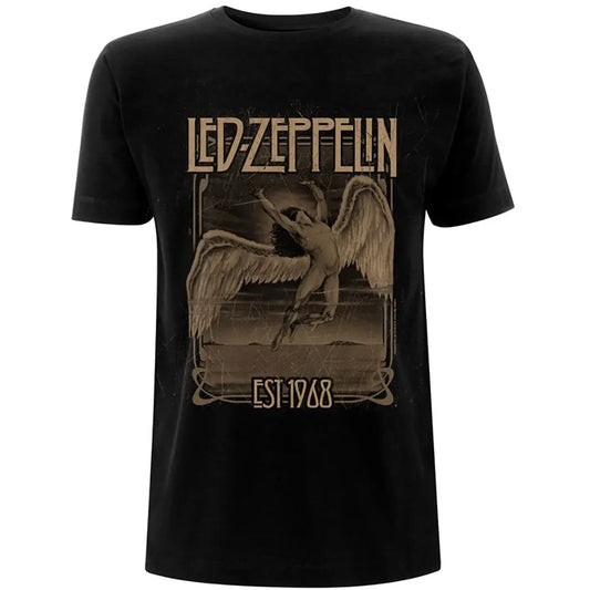 Led Zeppelin T-Shirt Faded Falling - Zhivago Gifts