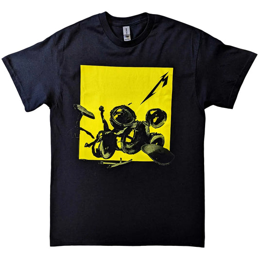 Metallica T-Shirt: 72 Seasons Broken/Burnt Drums - Zhivago Gifts