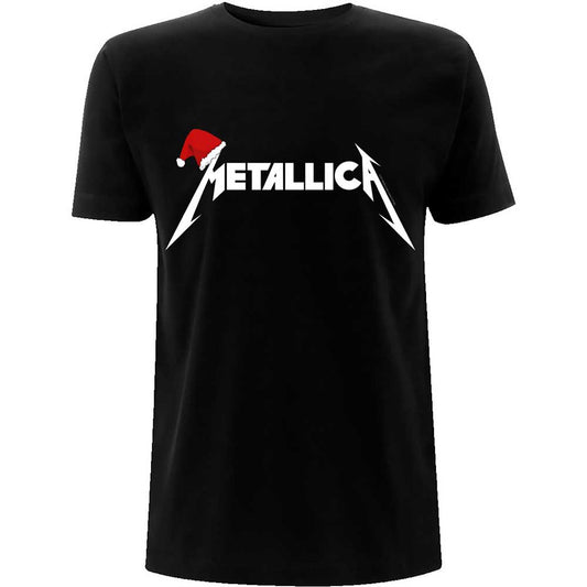 Metallica T-Shirt Santa Hat Logo - Zhivago Gifts