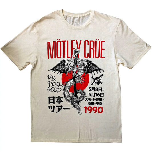 Motley Crue T-Shirt Dr. Feelgood Japanese Tour '90 - Zhivago Gifts