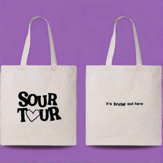 Olivia Rodrigo Tote Bag: Sour Tour - Zhivago Gifts