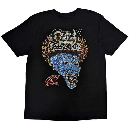 Ozzy Osbourne T-Shirt Bark At The Moon Tour '84 - Zhivago Gifts