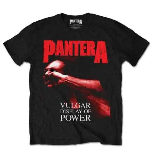 Pantera T-Shirt Red Vulgar - Zhivago Gifts