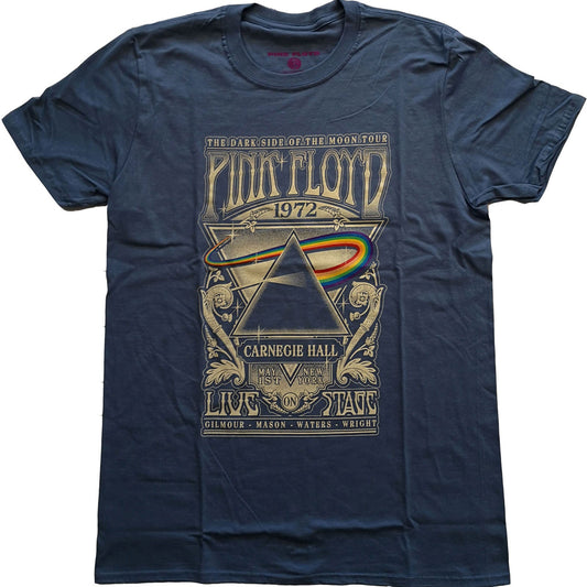 Pink Floyd Ladies T-Shirt Carnegie Hall Poster - Zhivago Gifts