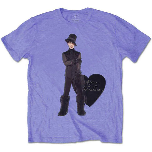 Prince T-Shirt Heart Purple - Zhivago Gifts