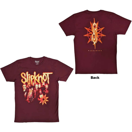 Slipknot T-Shirt The End So Far Group Photo Tribal S Nonogram - Zhivago Gifts