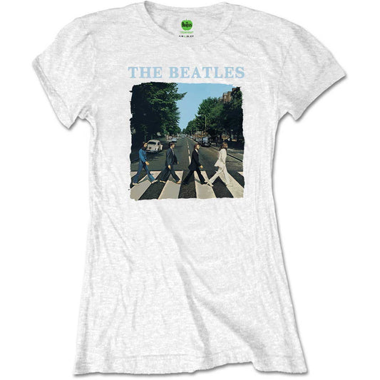 The Beatles Ladies T-Shirt Abbey Road - Zhivago Gifts